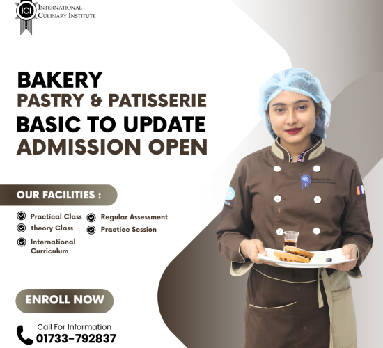 Bakery , Pastry & patisserie Course